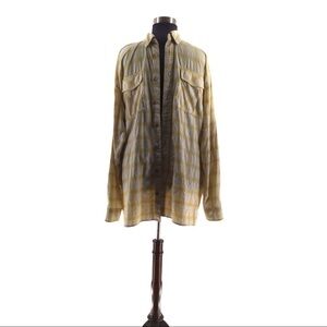 Duluth Trading Co. Men Tall Buttondown Plaid Shirt